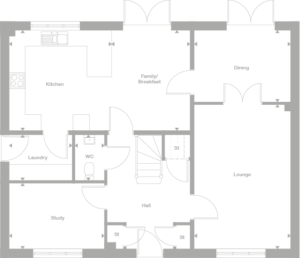 2D floor plan