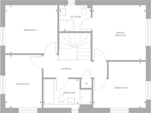 2D floor plan