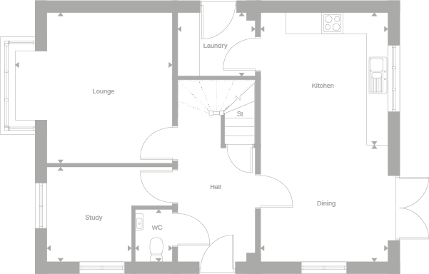 2D floor plan