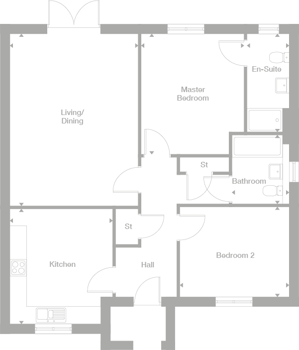 2D floor plan