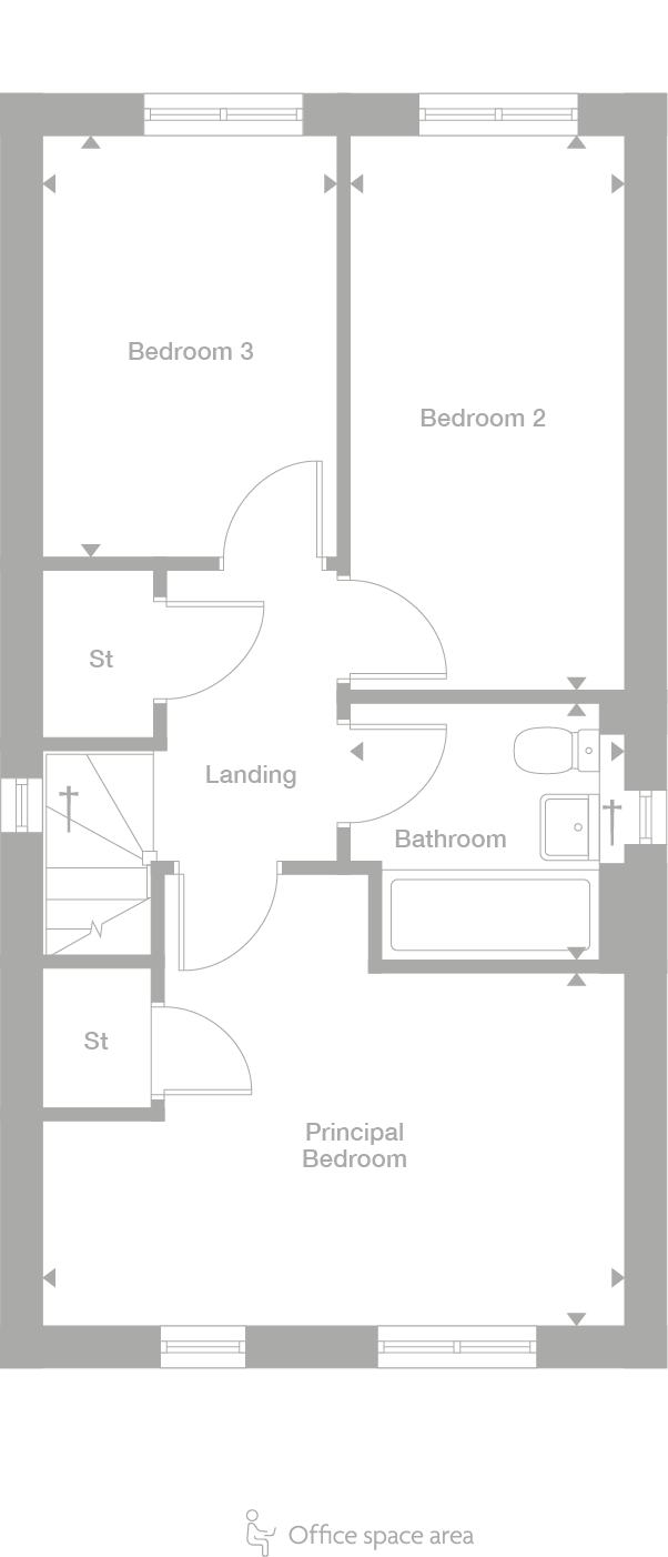 2D floor plan