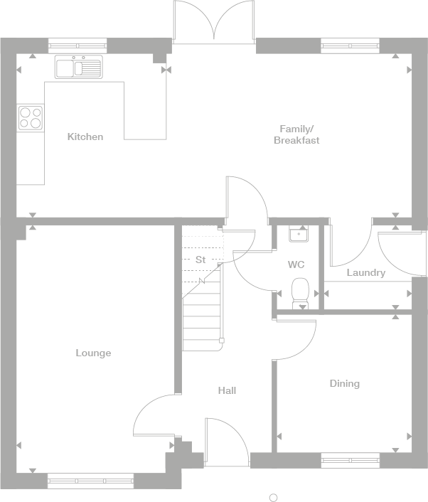 2D floor plan