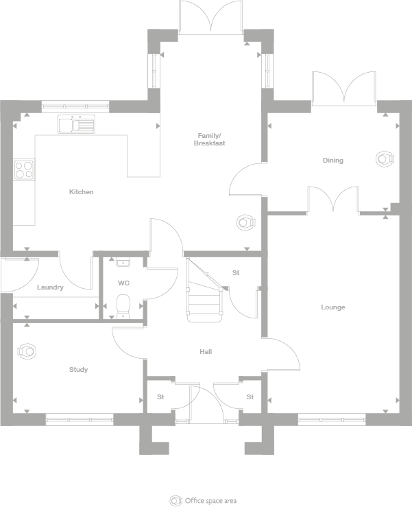 2D floor plan