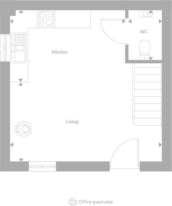 2D floor plan