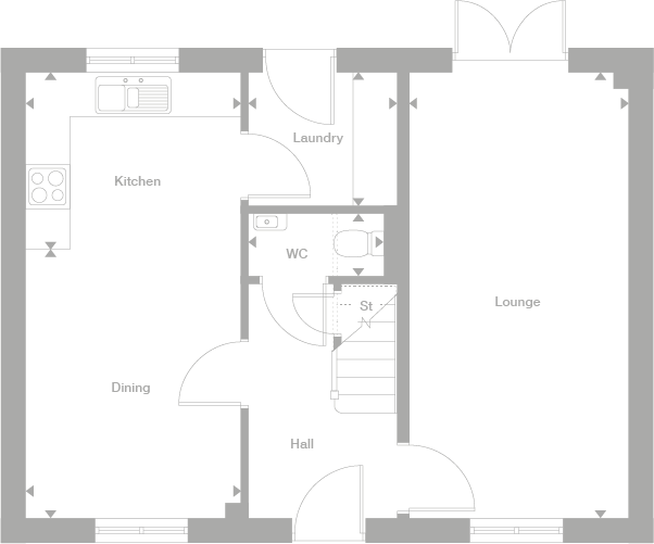 2D floor plan