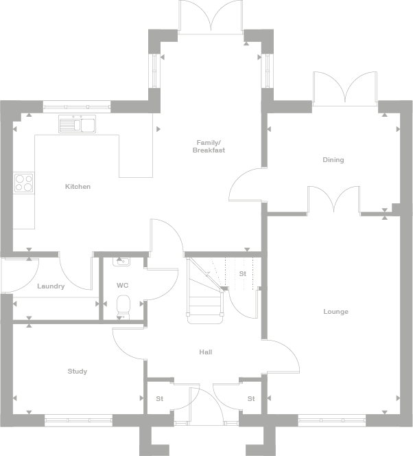 2D floor plan