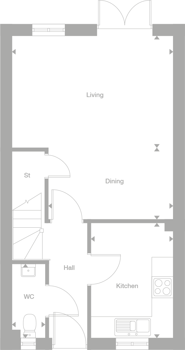 2D floor plan