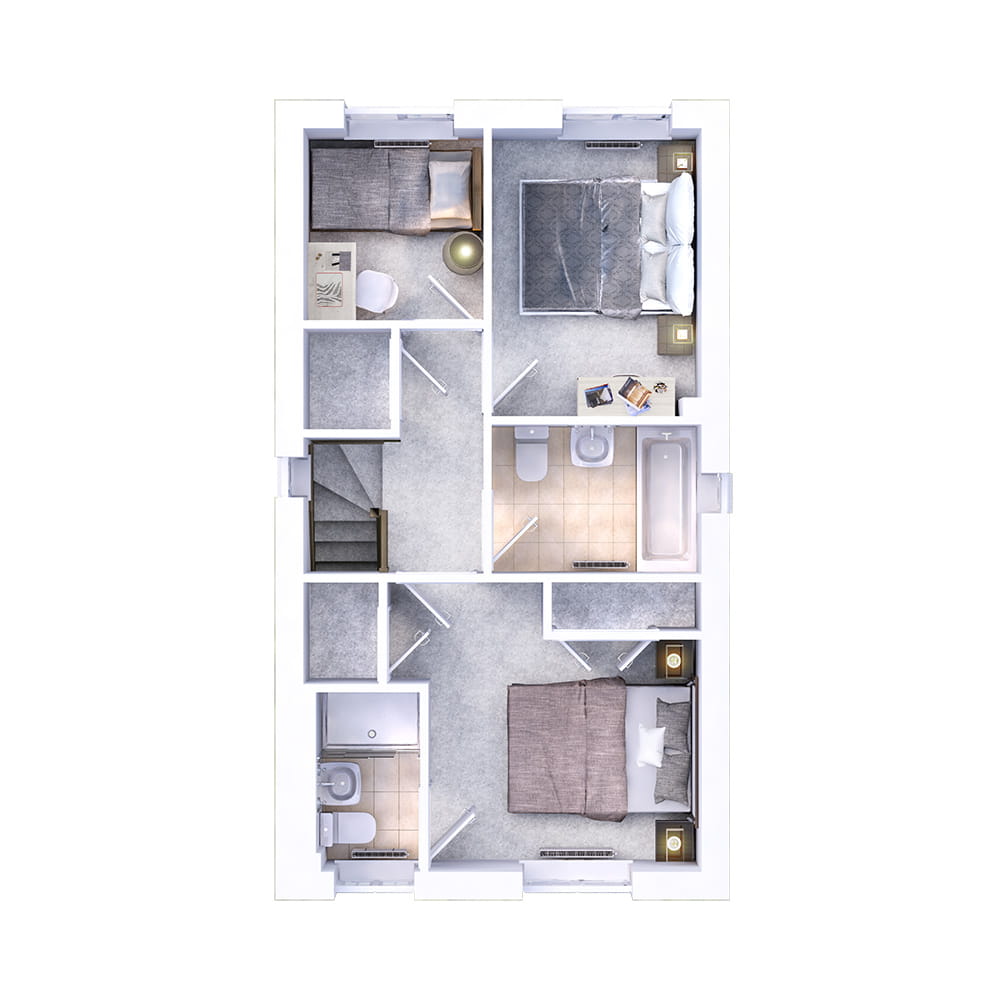 3D floor plan