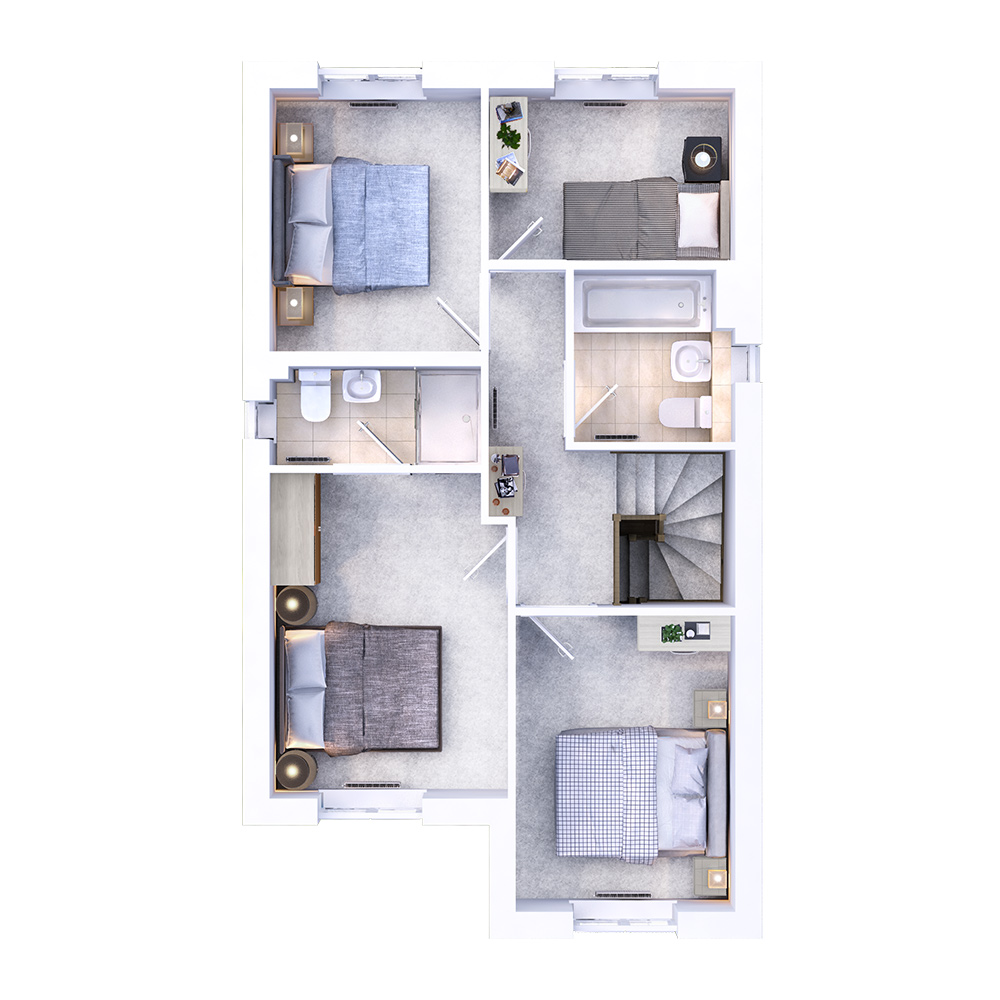 3D floor plan