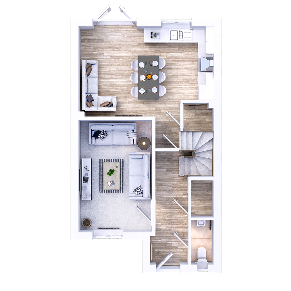 3D floor plan