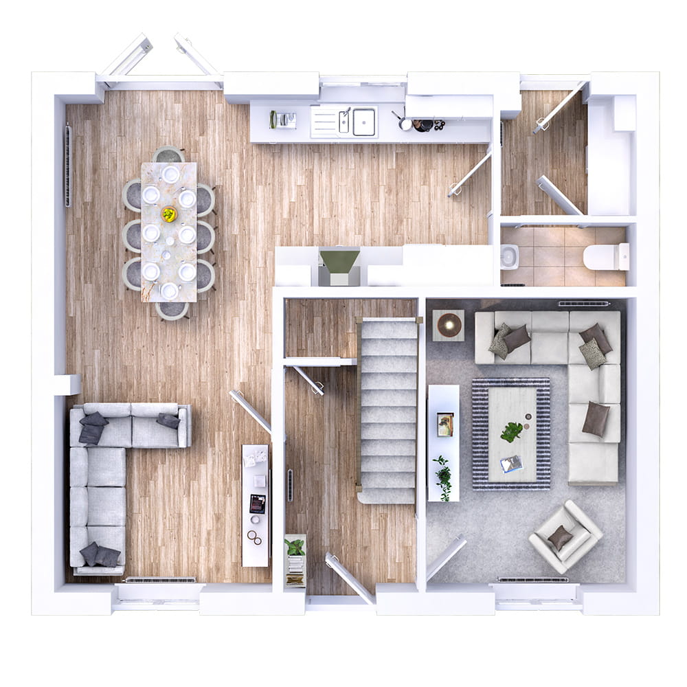3D floor plan