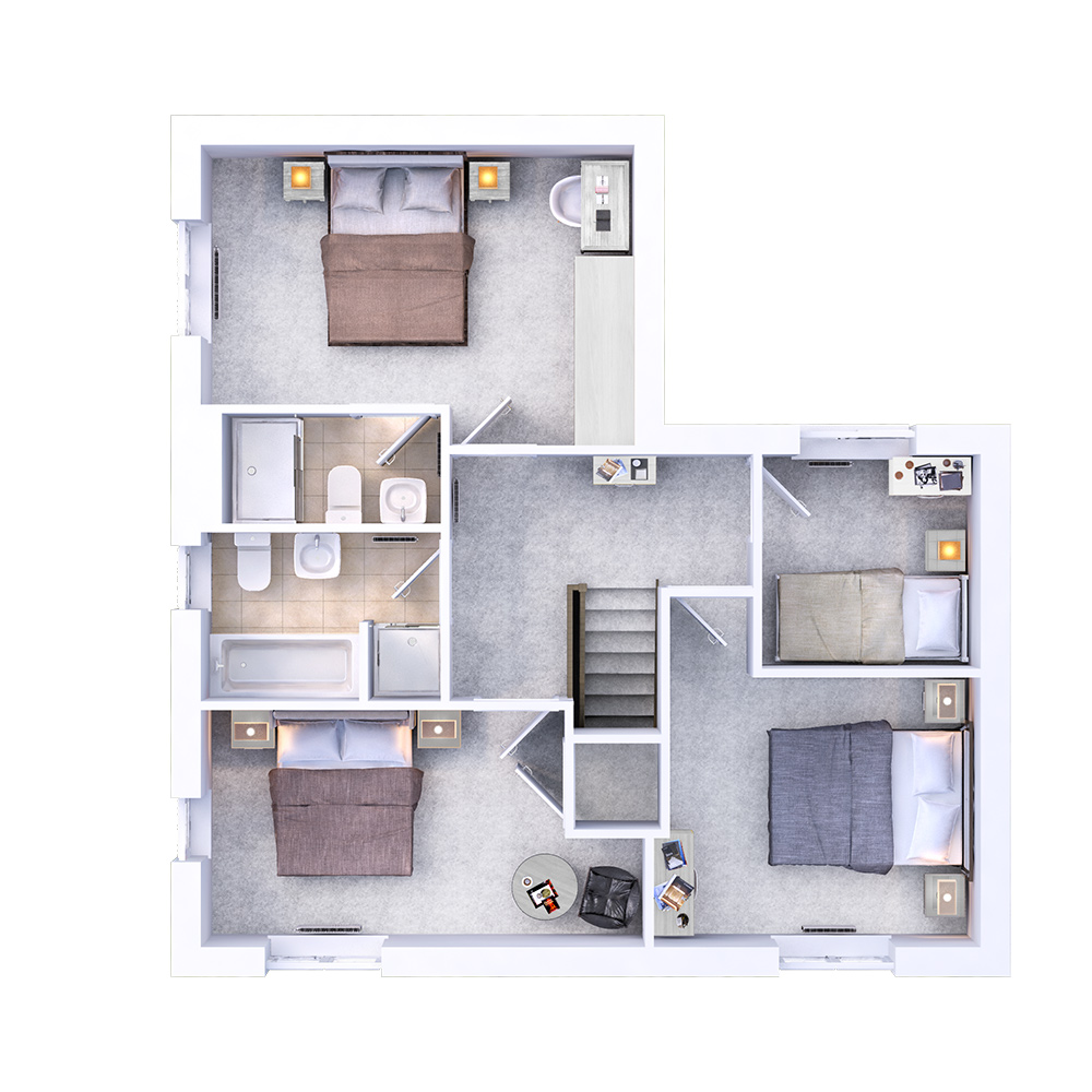 3D floor plan