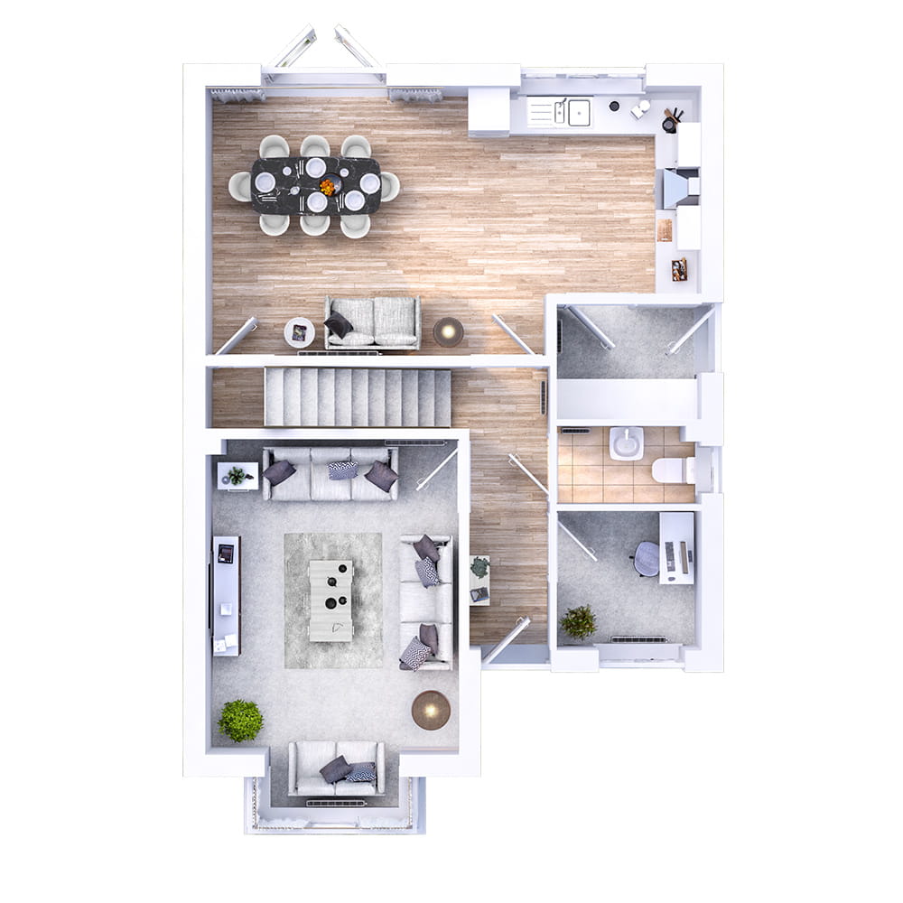 3D floor plan