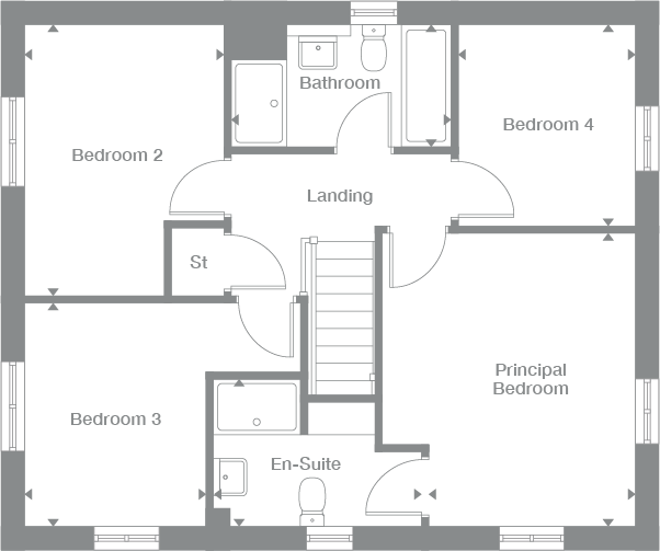 2D floor plan