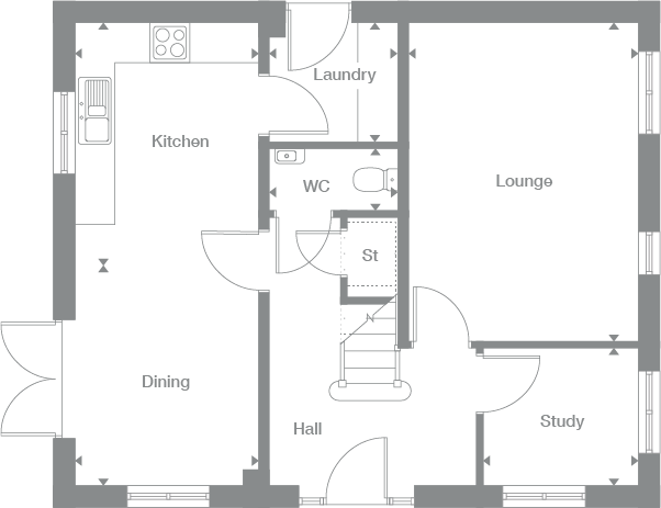 2D floor plan