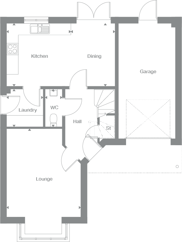 2D floor plan
