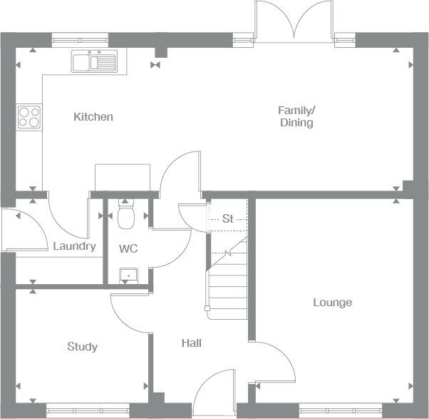 2D floor plan
