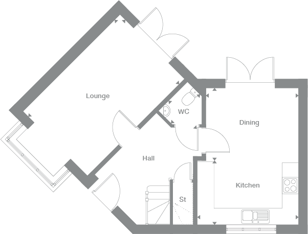 2D floor plan