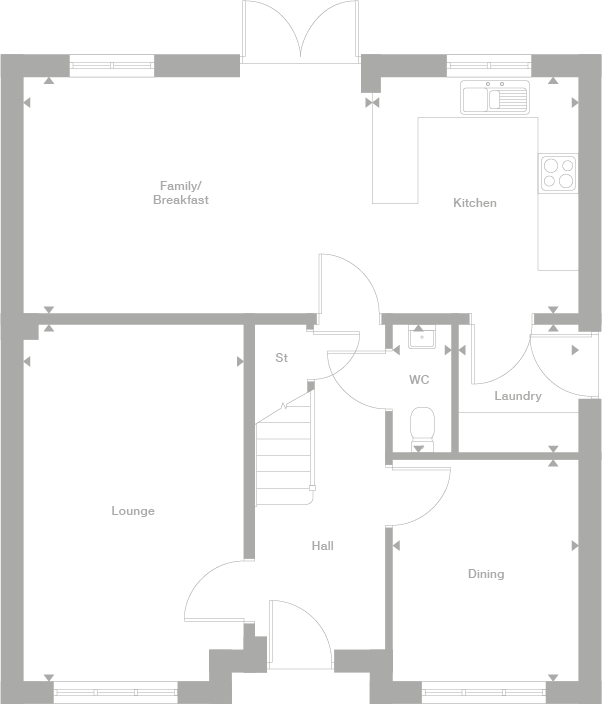 2D floor plan