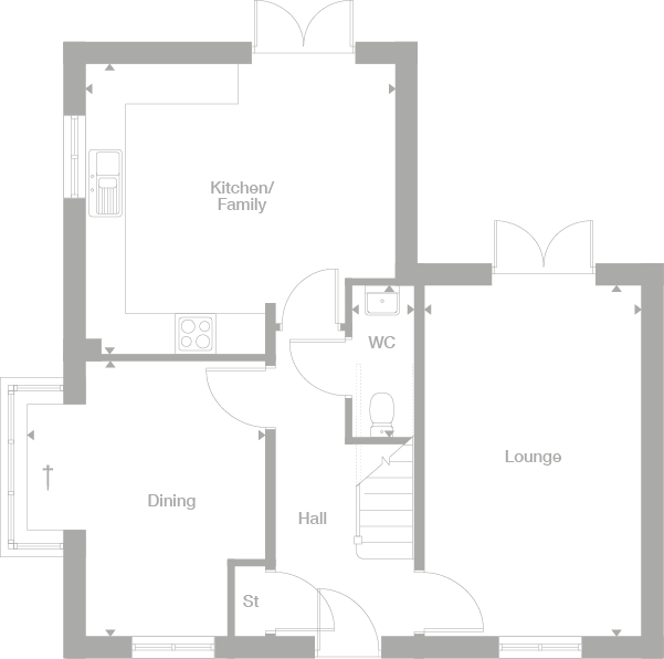 2D floor plan