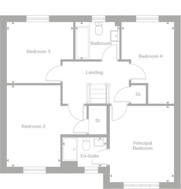2D floor plan