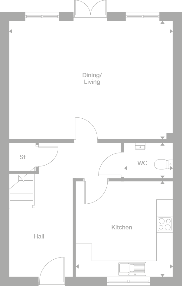 2D floor plan