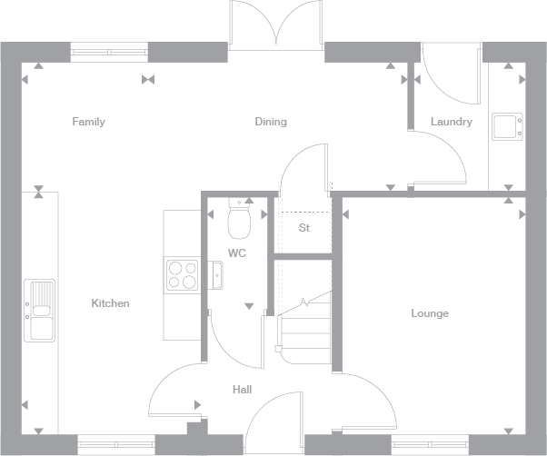 2D floor plan