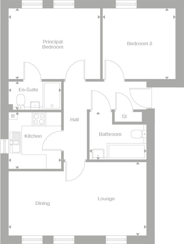 2D floor plan