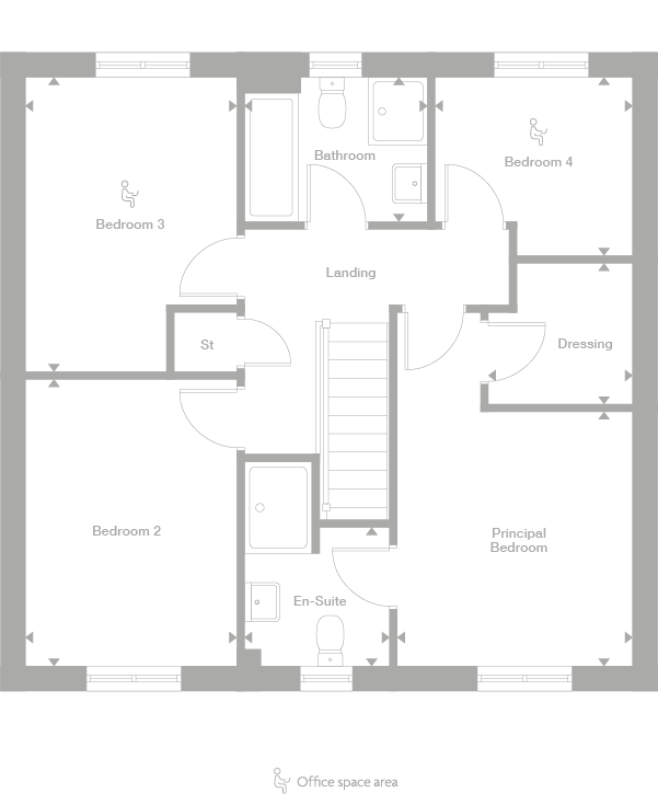 2D floor plan