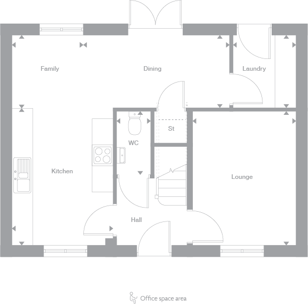 2D floor plan