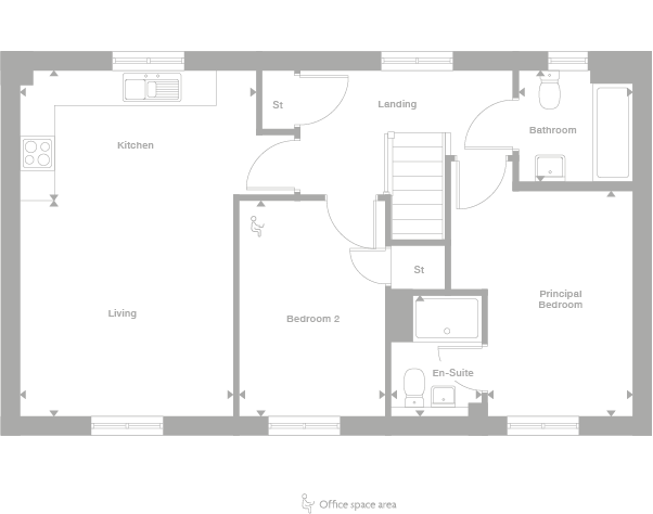 2D floor plan
