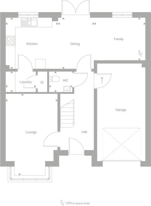 2D floor plan