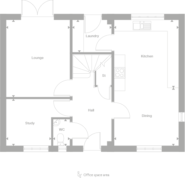 2D floor plan