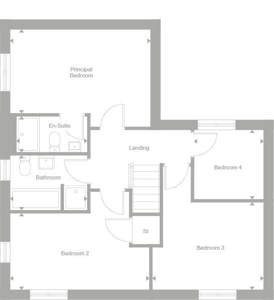 2D floor plan