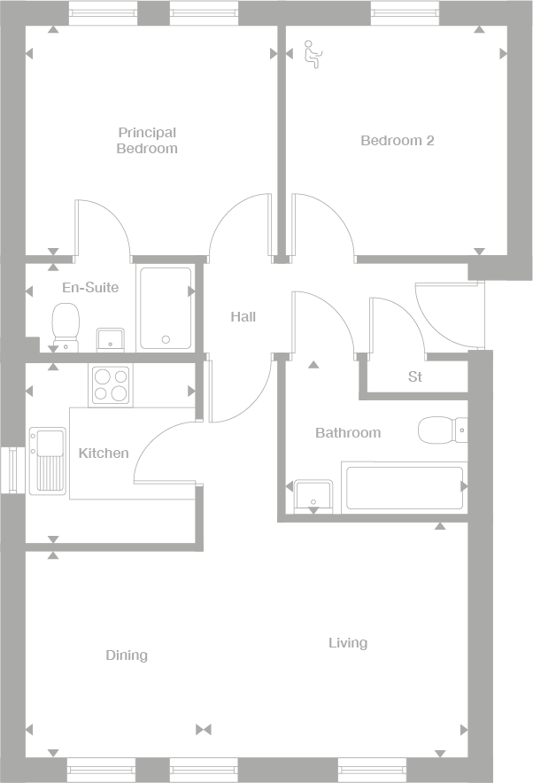 2D floor plan