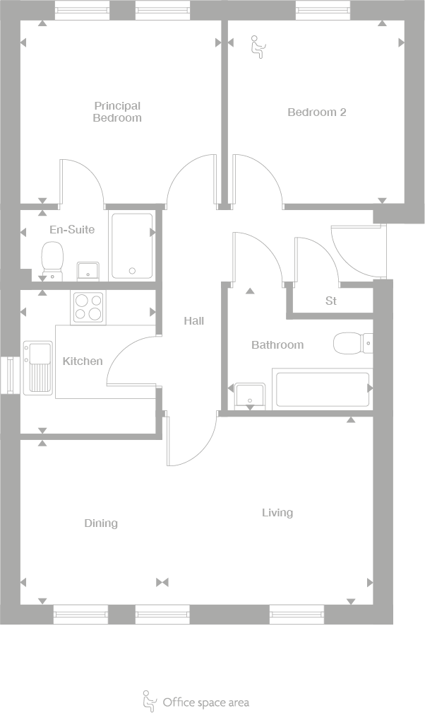 2D floor plan