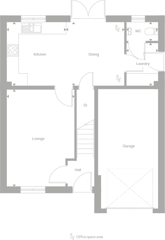Hazelwood 4 bedroom house for sale in Harworth