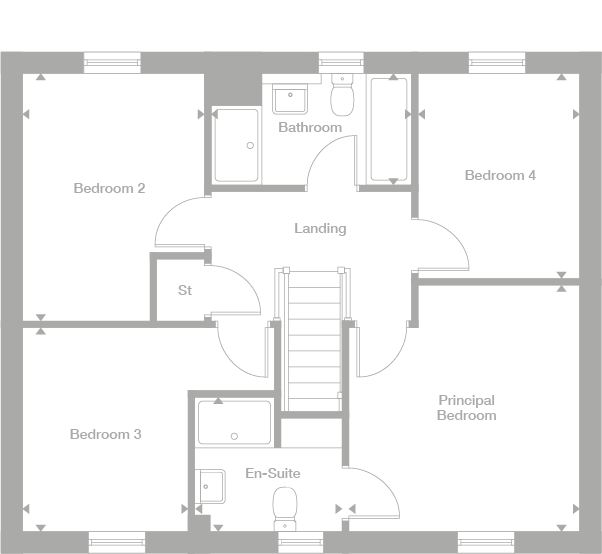 2D floor plan