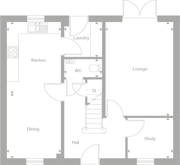 2D floor plan