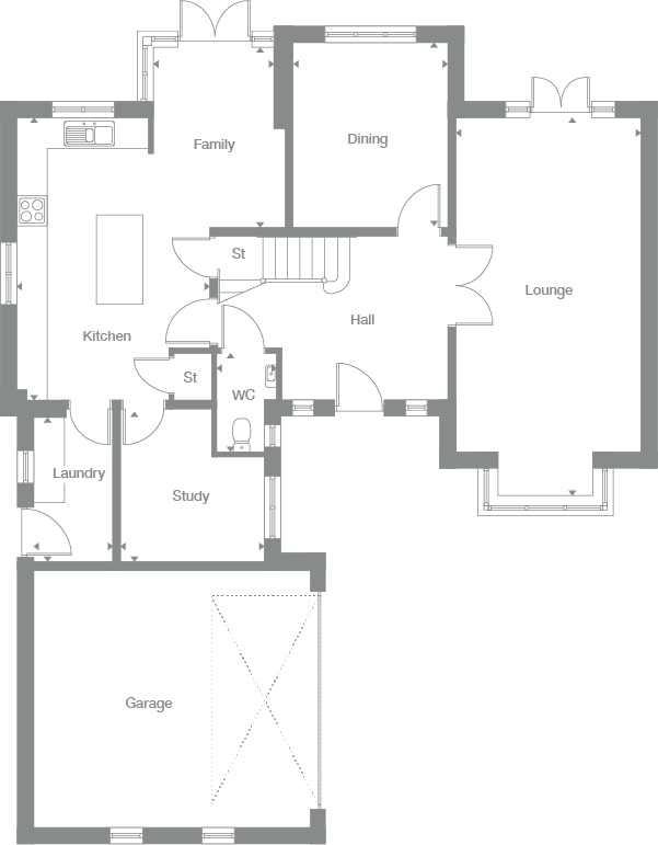 2D floor plan