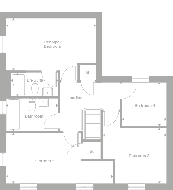 2D floor plan