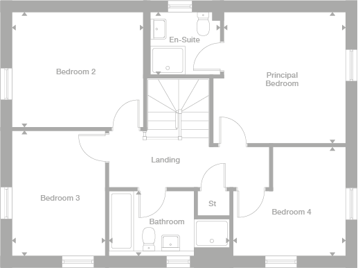 2D floor plan