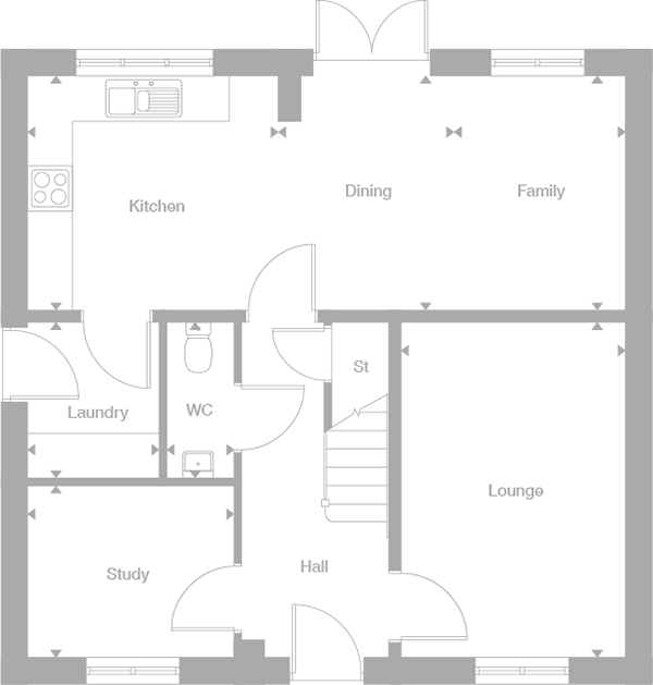 2D floor plan