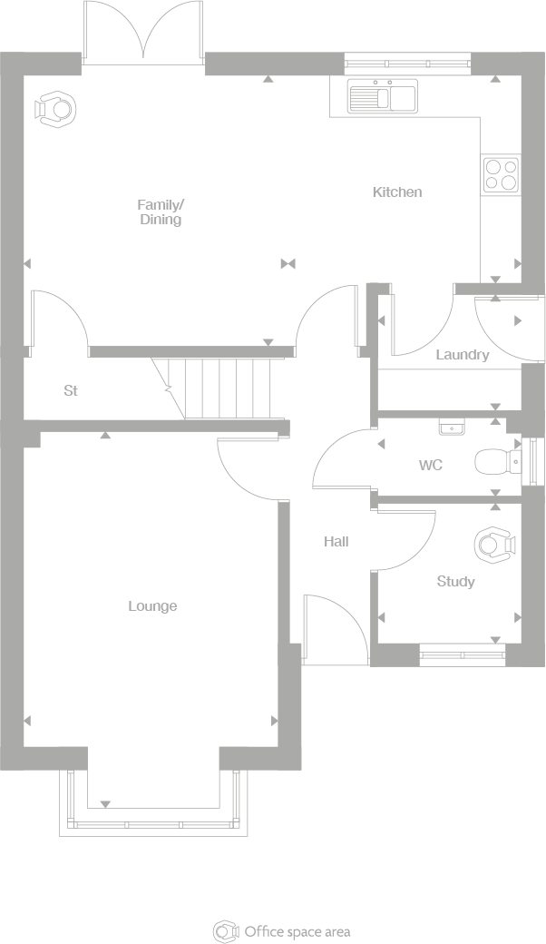 2D floor plan
