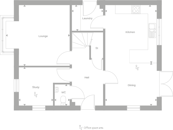 2D floor plan
