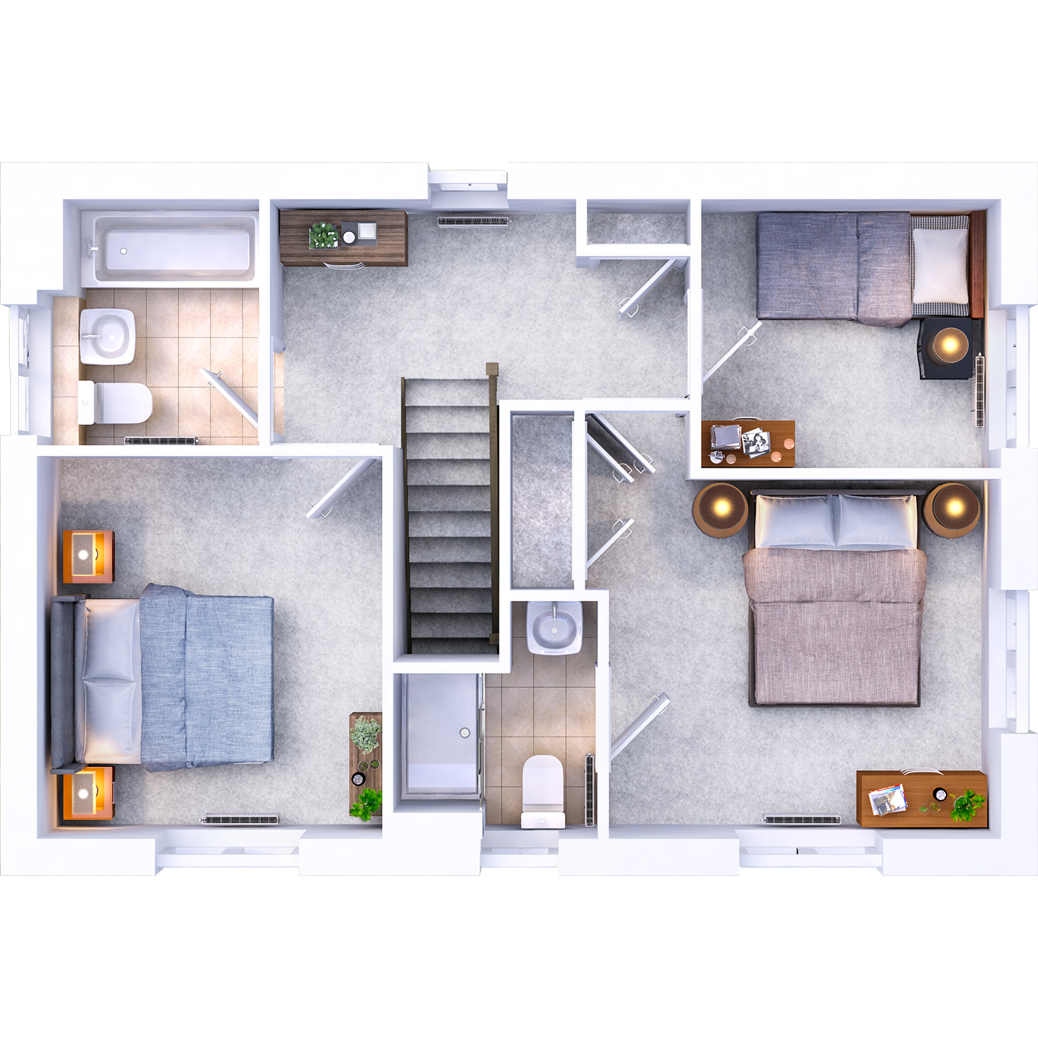 3D floor plan