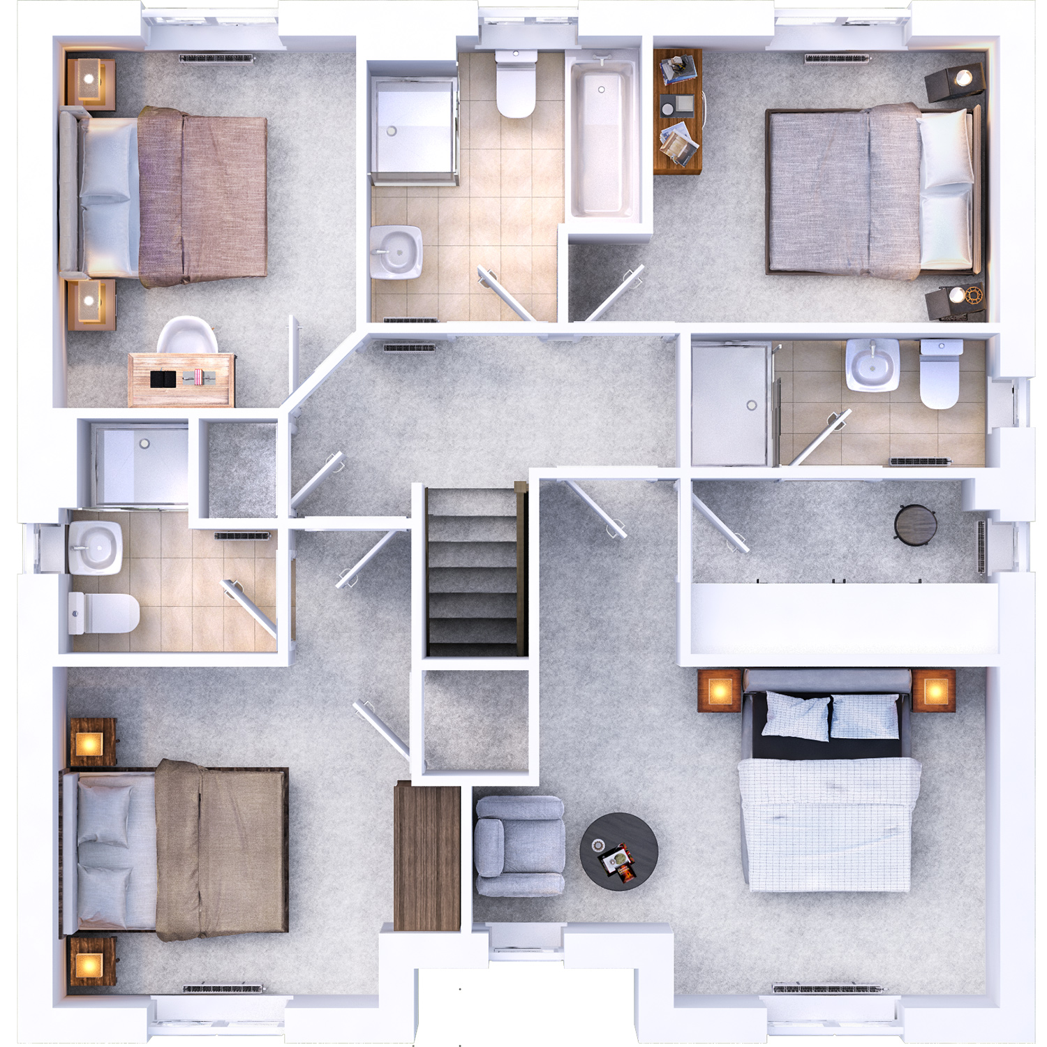 3D floor plan