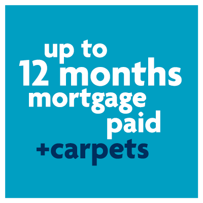 Up to 12 months mortgage paid + carpets