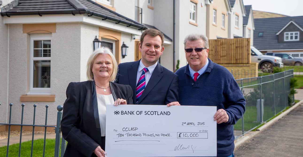 Press Release Miller Homes Scotland Raises Funds for CCLASP