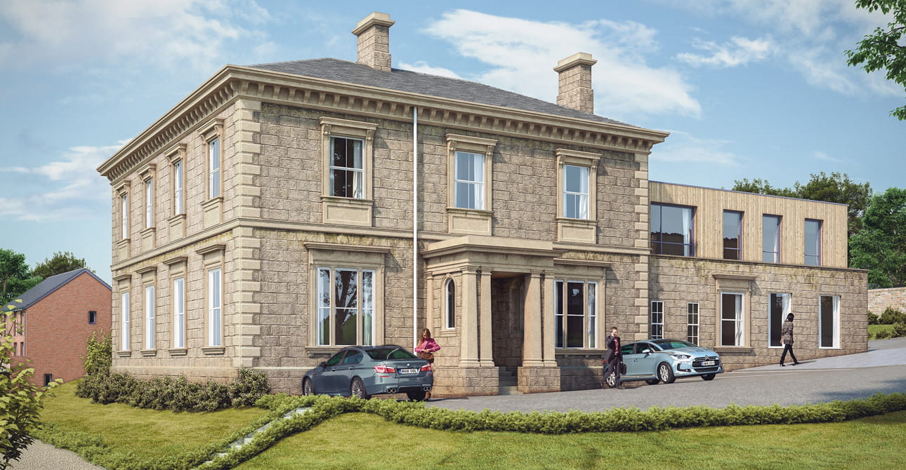 Locally listed building renovated as part of new Gateshead Housing Development